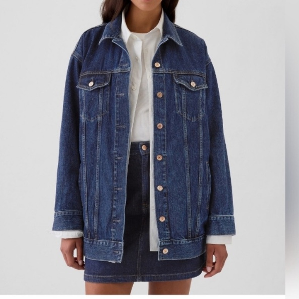 GAP Women's Deep Indigo Denim Jacket